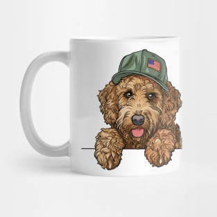 Goldendoodle Patriot Mug